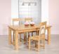 Table de ferme rectangulaire Damien réalisée en Chêne 160x100 + 2 allonges de 40 cm  Table Rectangulaire 