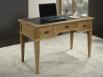 Bureau 1/2 Ministre 3 tiroirs Hervé, réalisé en Chêne de style Directoire Finition chêne Doré Bureau Bureau 1/2 Ministre 3 tiroirs Hervé, réalisé en Chêne de style Directoire Finition chêne Doré Bureau