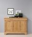 Petit buffet 3 portes Alix réalisé en Chêne Massif de style Louis Philippe Finition Chêne Naturel ANTIK BUFFET Petit buffet 3 portes Alix réalisé en Chêne Massif de style Louis Philippe Finition Chêne Naturel ANTIK BUFFET